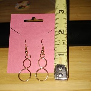 Handmade gold color earrings